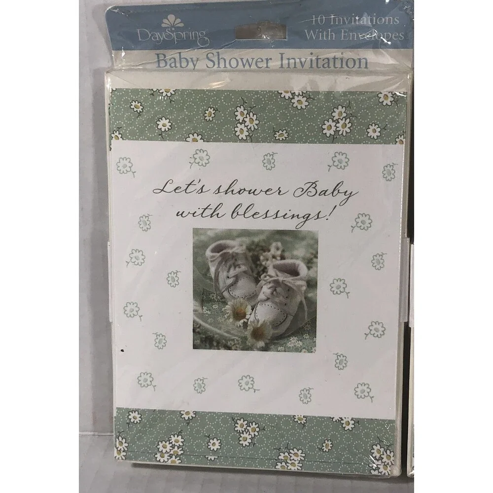 Dayspring ￼Baby Shower Party Invitations Fill-In Set of 30 Envelopes Scripture